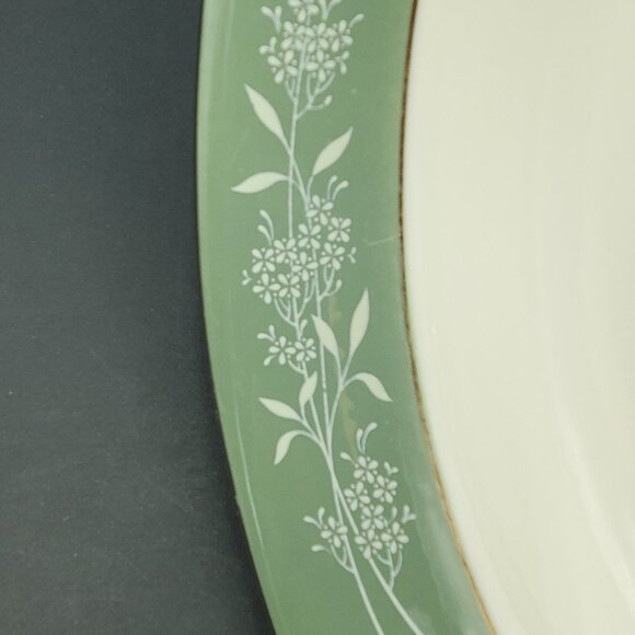 Syracuse China Candlelight Oval Vegetable Bowl Syracuse Floral 10" Serving Bowl - Picture 3 of 9